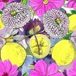 Papier Tissue Decoupage - Mint by michelle Mint Tissue paper mint tissue Lemons - zestaw