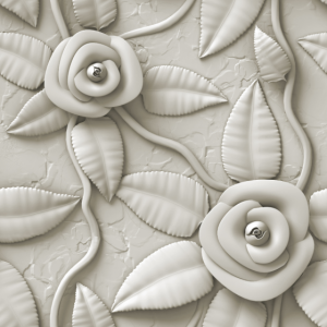Papier Tissue Decoupage - Mint by michelle Mint Tissue paper mint tissue White Flower - zestaw