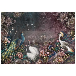 Papier decoupage Fiber Birds And Blooms Redesign Prima