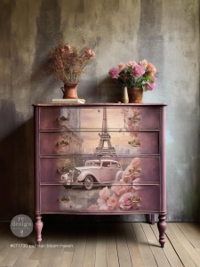 Zestaw papiery Prima Decoupage Tissue Parisian Bloom Haven - ILOŚĆ OGRANICZONA