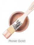 Metaliczna farba do mebli fusion mineral paint - złota róża - rose gold 0,25l