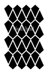 Szablon Posh Chalk Stencil Lattice 19.5cm x 30cm