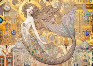 Papier decoupage - mint by michelle DEBBY'S MERMAID A1