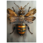 Papier decoupage Fiber Paper Redesign Gearspring Honeybee  A1 