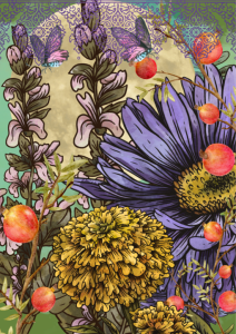 Papier decoupage Made by Marley – Decoupage Paper Purple Reigns