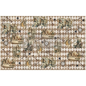 Papier Redesign - Decoupage Tissue Paper Mad Hatter's Muse 