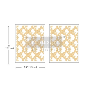 Transfer Kacha Foil Transfers® Kacha Golden Lacework