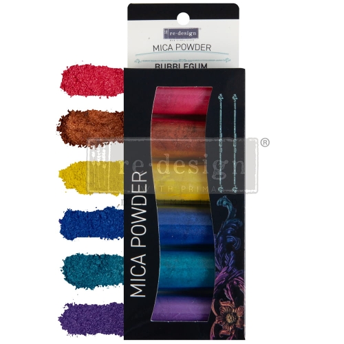 Mica Powder Set - Bubblegum pigmenty