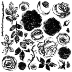 DECOR STEMPEL DUŻY IOD - Painterly Roses